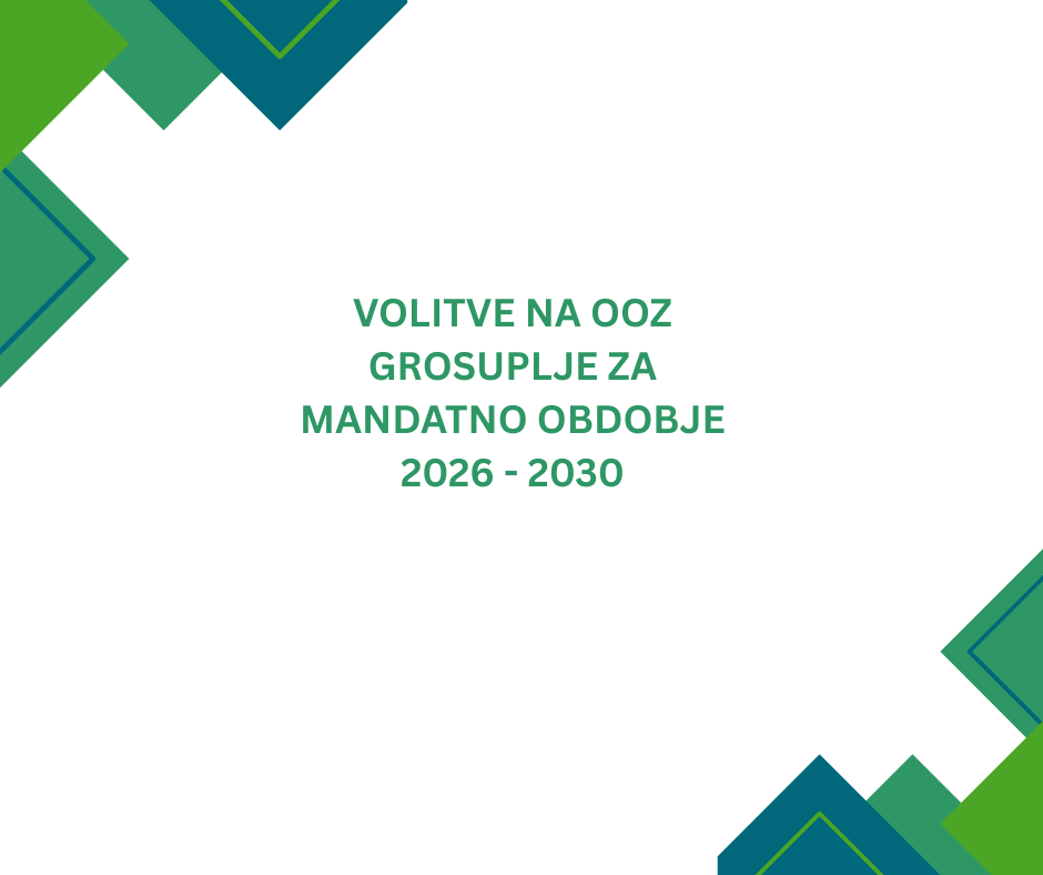 Vabimo vas na sodelovanje v organih upravljanja OOZ  Grosuplje v mandatnem obdobju 2026 - 2030. 
Prijave sprejemamo do 20.05.2026.