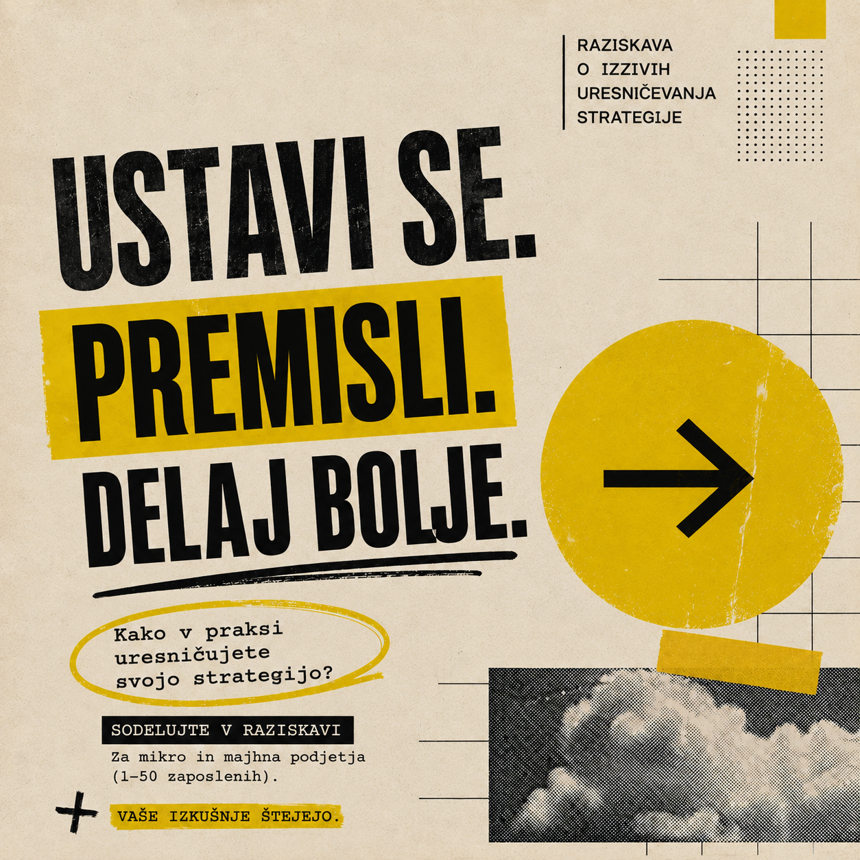 Raziskava: Kako mikro in majhna podjetja uresničujejo svoje strateške usmeritve?